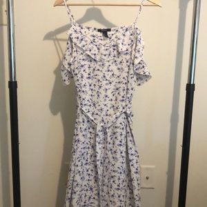 White Floral Maxi Dress, size M